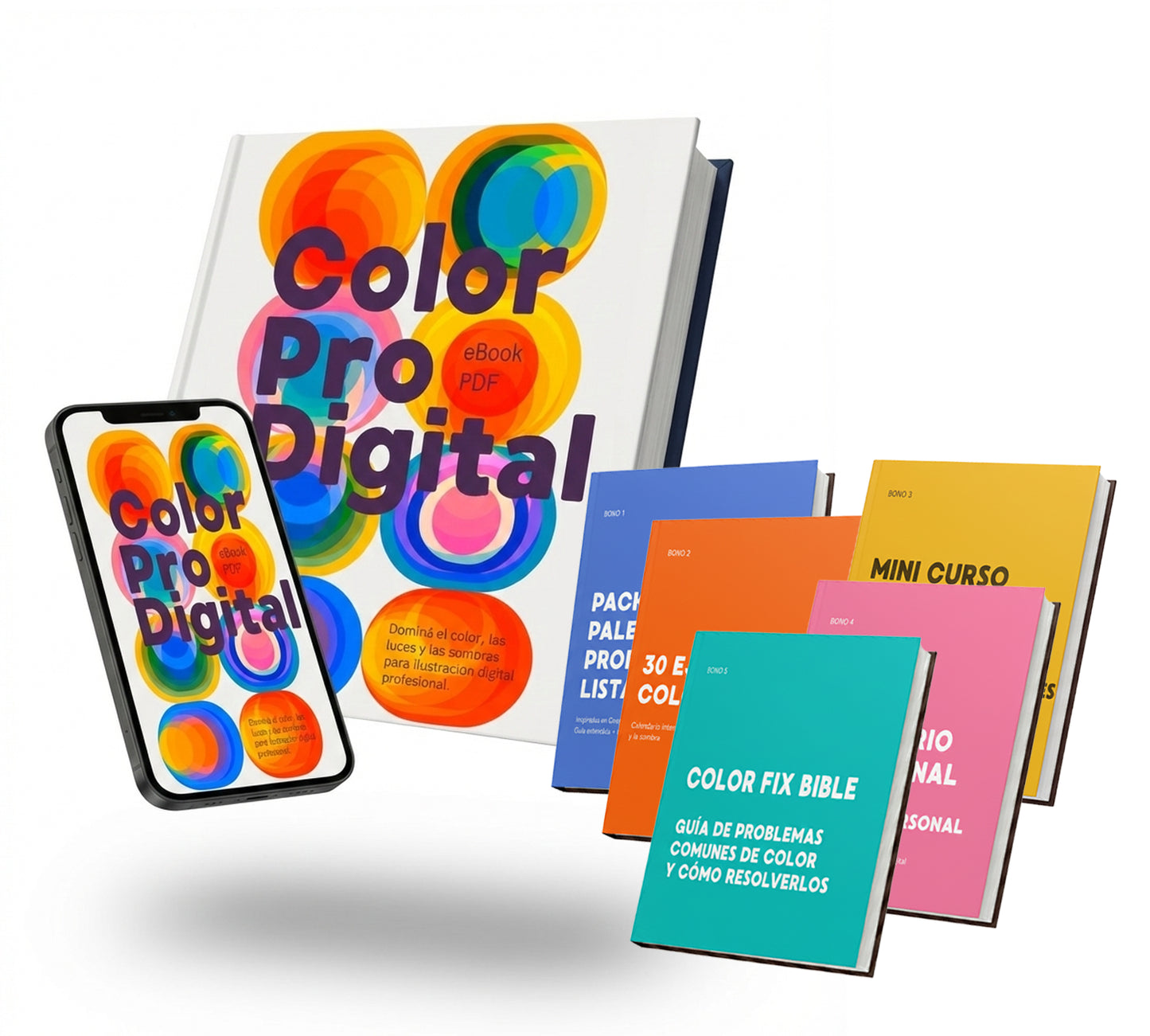 Color Pro Digital: metodología completa para dominar el color, las luces y las sombras.