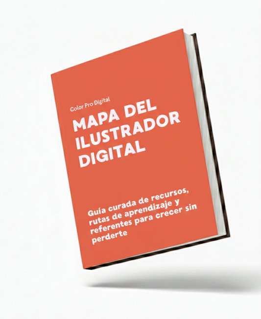 MAPA DEL ILUSTRADOR DIGITAL: Guía curada de recursos, rutas de aprendizaje y referentes para crecer sin perderte