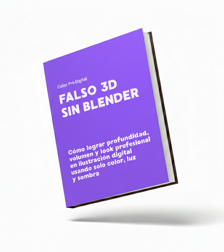 FALSO 3D SIN BLENDER: Cómo lograr volumen, luz y sensación tridimensional sin modelar en 3D